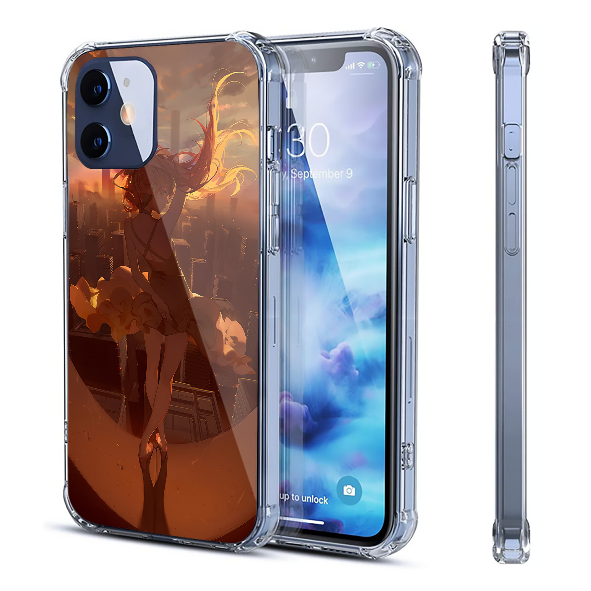 （画像用） EVA 新世紀エヴァンゲリオン 【iPhone 12シリーズ対応】透明スマホケース（クリアソフトケース）
